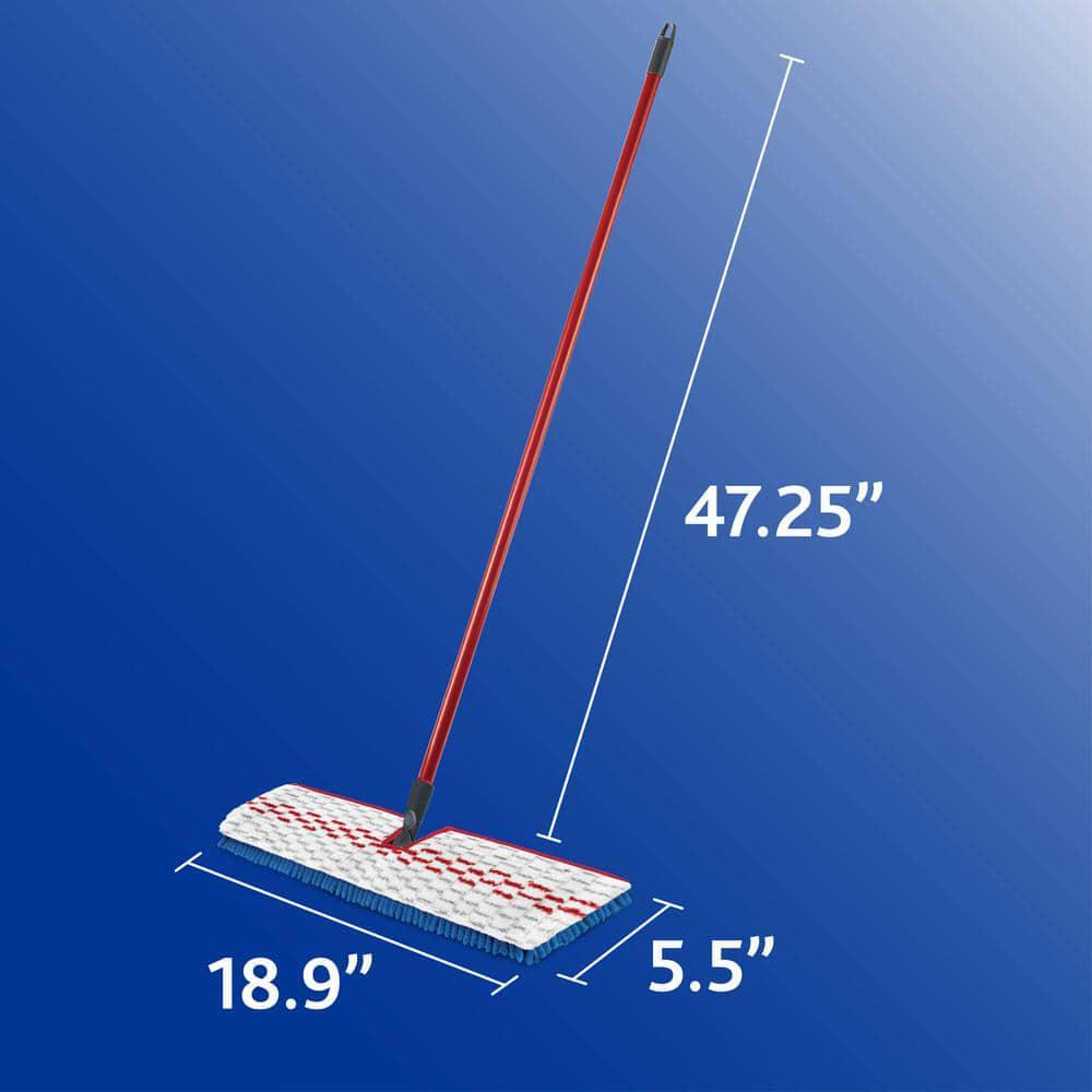 O-Cedar Professional Dual-Action Microfiber Flip Mop Reusable Washable