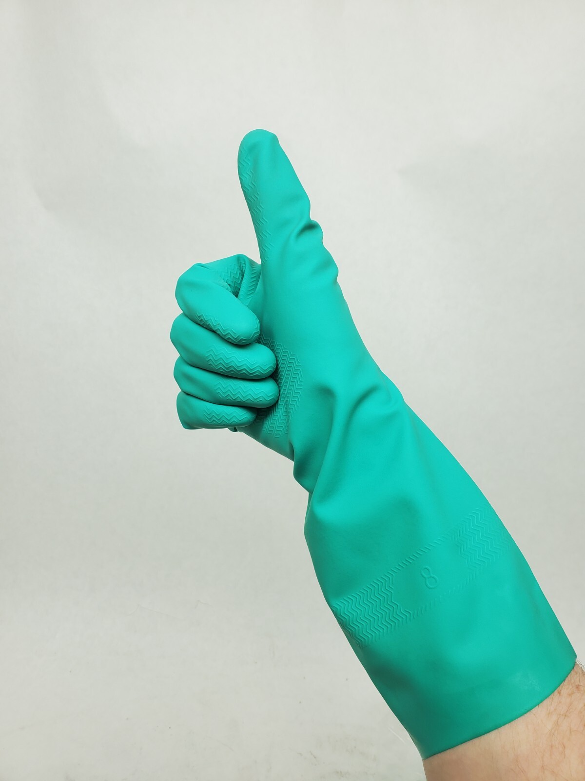 12 PAIRS! NITRI-MASTER Chemical Resistant Nitrile Rubber Gloves 15mil MEDIUM HR