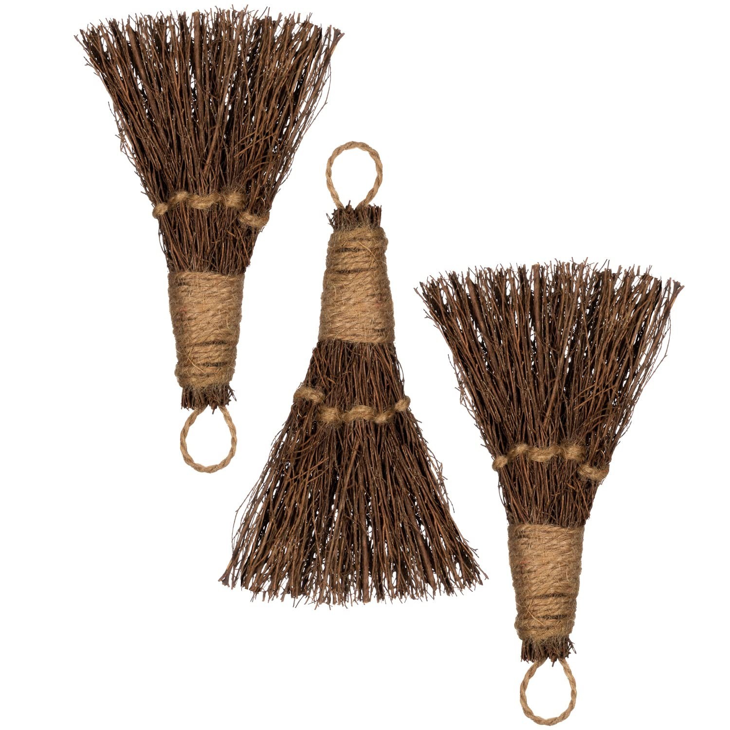 Cinnamon Broom – Cinnamon Scented 3 Pack Mini Broomsticks – Decorative Broom …