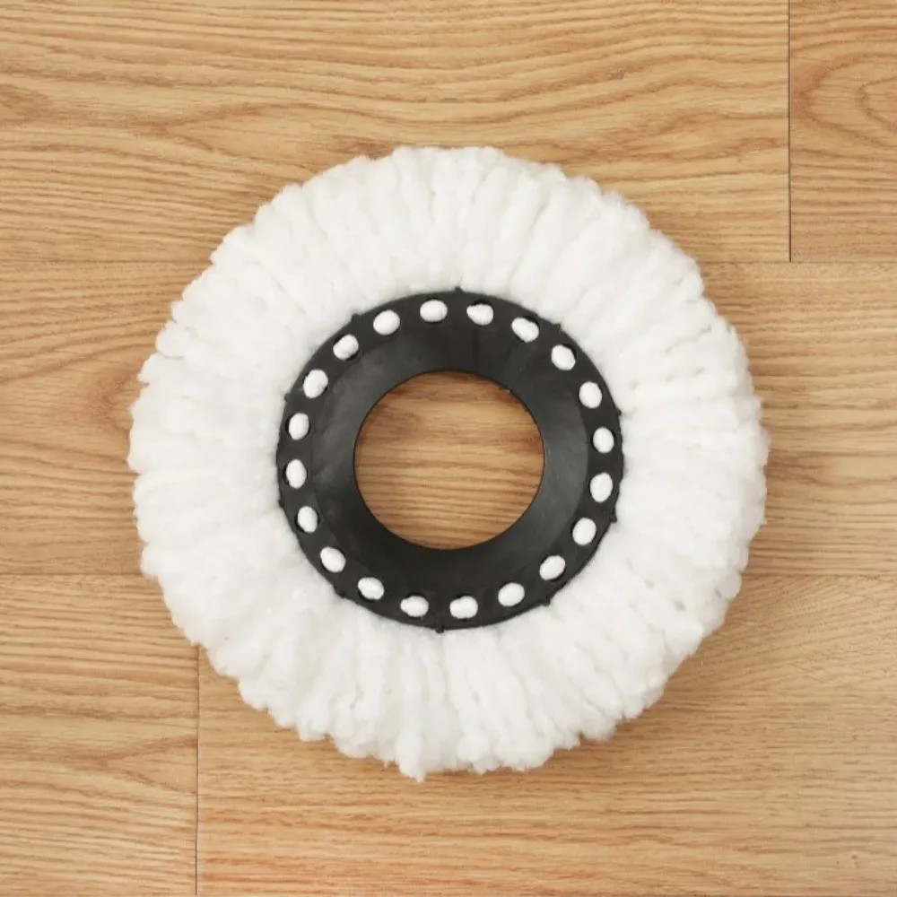 1Pc Microfiber Spin Mop Replacement Head round Shape Removable Spin Mop Refills
