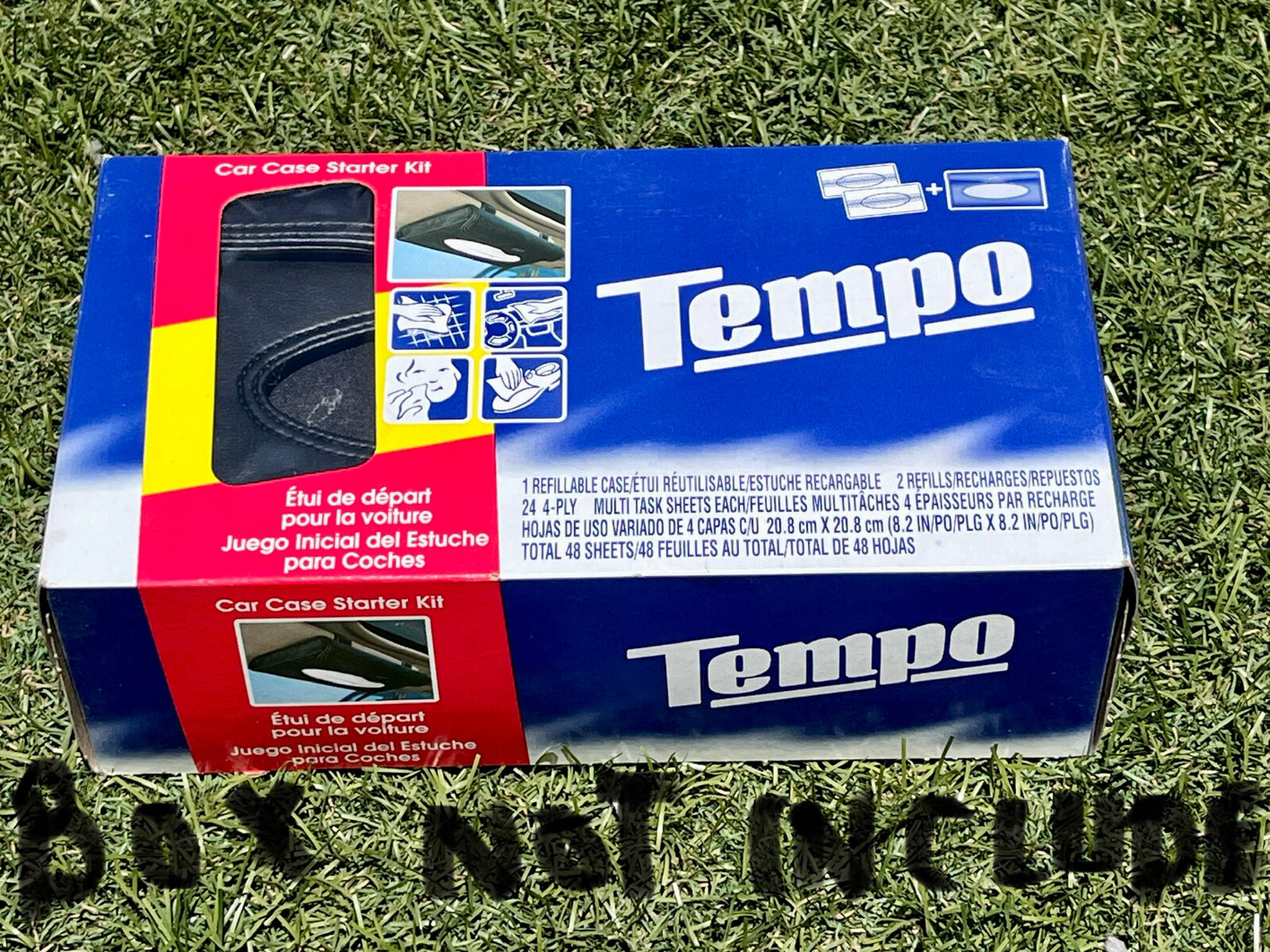 10 PACKS GENUINE TEMPO TISSUES REFILLS FOR CAR VISOR TISSUE REFILL WIPE
