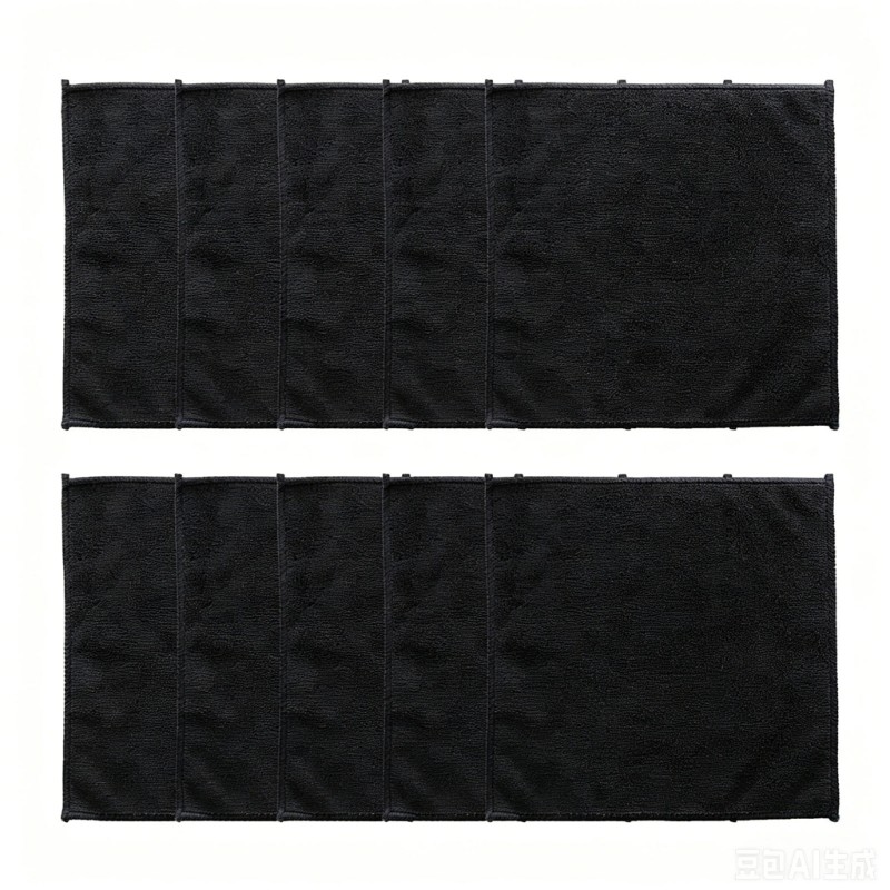 25X25Cm Microfiber Cloth for Car Drying And Glass Cleaning Without Water Label