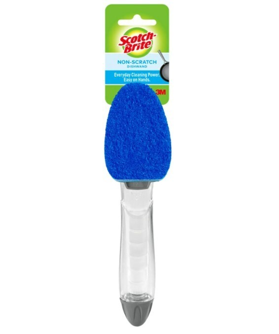 Dish Wand Scotch Brite Non-Scratch Dishwand Scrubber Cleaning Kitchen Bathroom