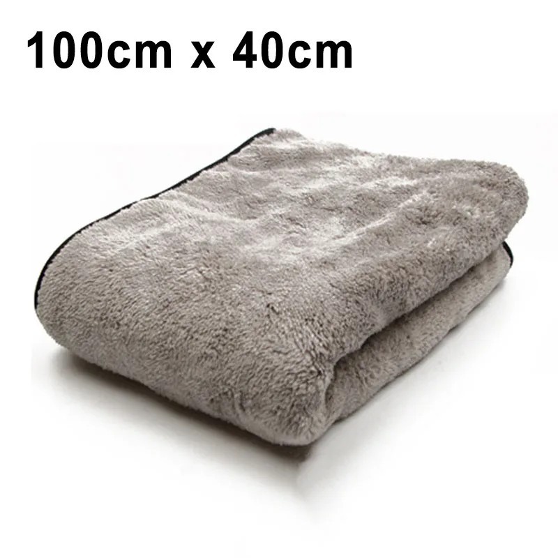 Microfiber Car Wash Drying Towel Super Absorbent Auto Cleaning Cloth 100x40cm
