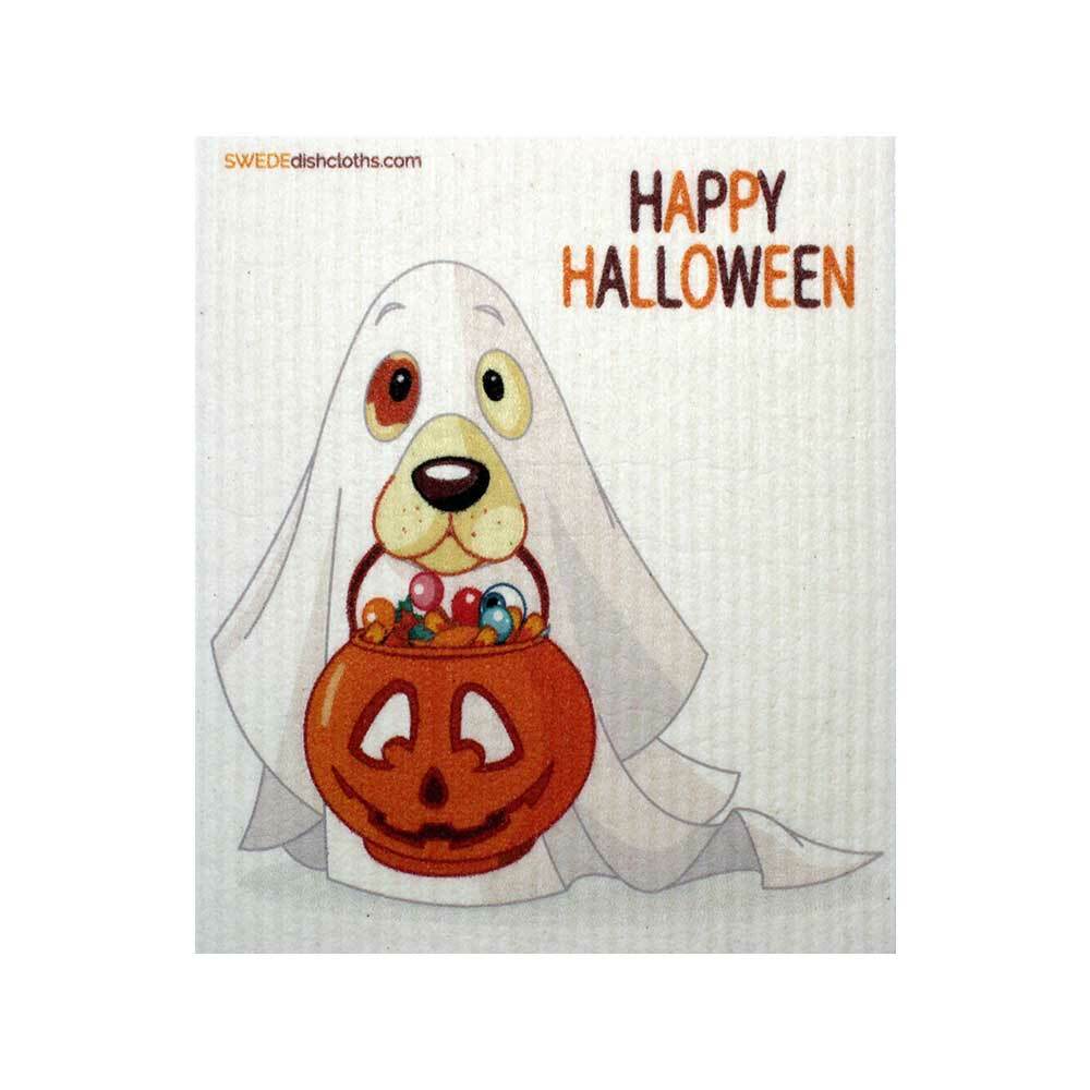 Mixed Halloween “B” Set of 3 cloths (One of each design) Swedish Dishcloths ECO