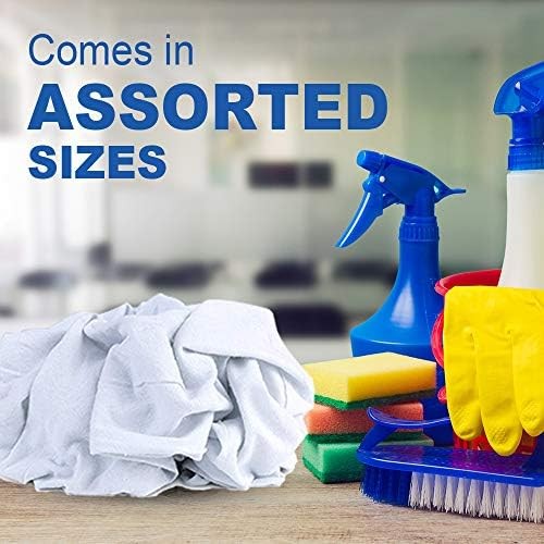 New Lint Free Cloth (15 Pack) – 100% Cotton Cleaning Rags Exact Cut – Premium…