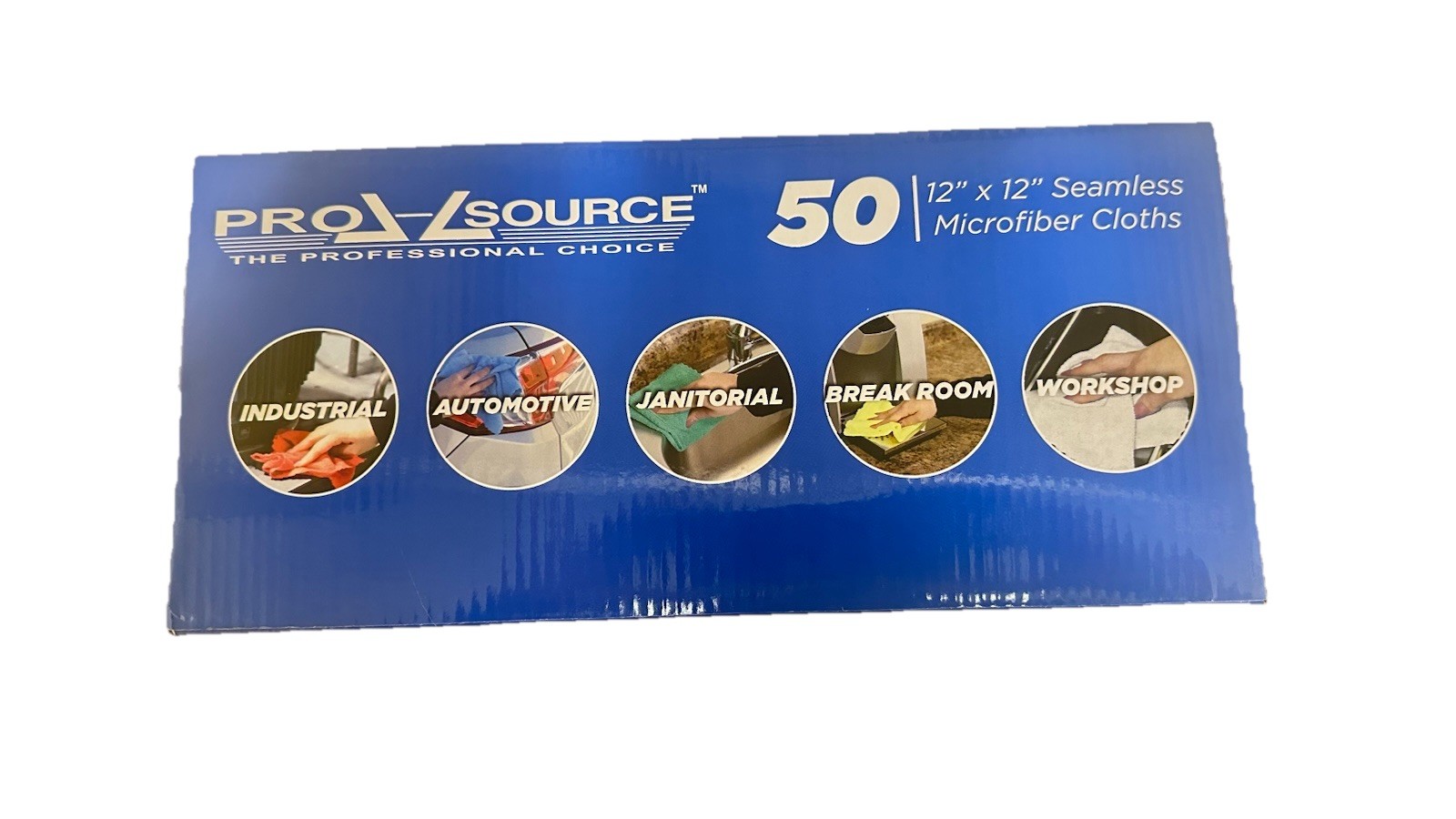 Pro Source Cleaning Microfiber Cloths 12×12 Pack Of 50 Color Green (washable)