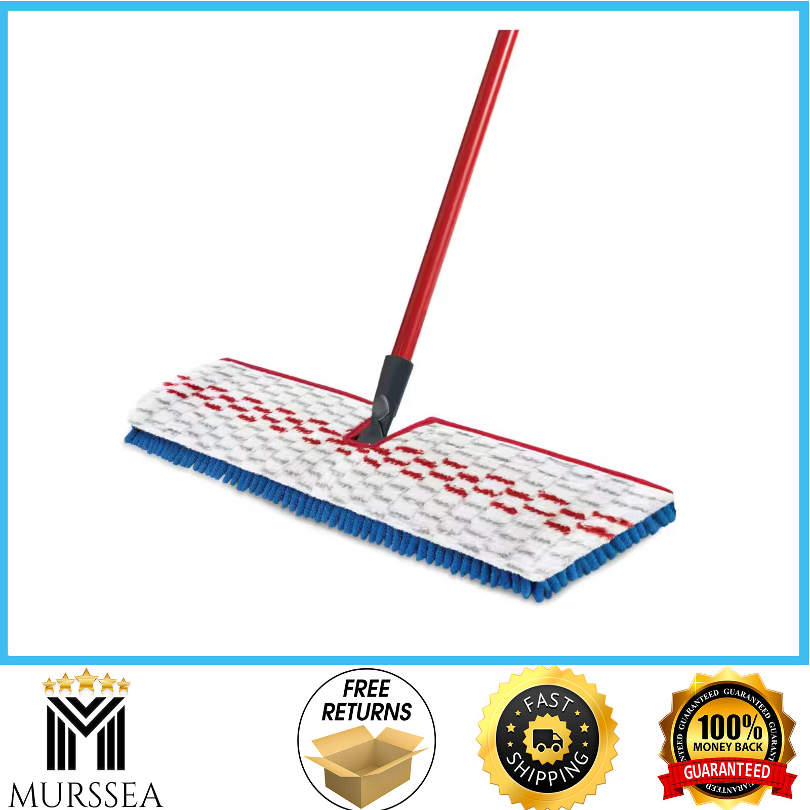 O-Cedar Professional Dual-Action Microfiber Flip Mop Reusable Washable