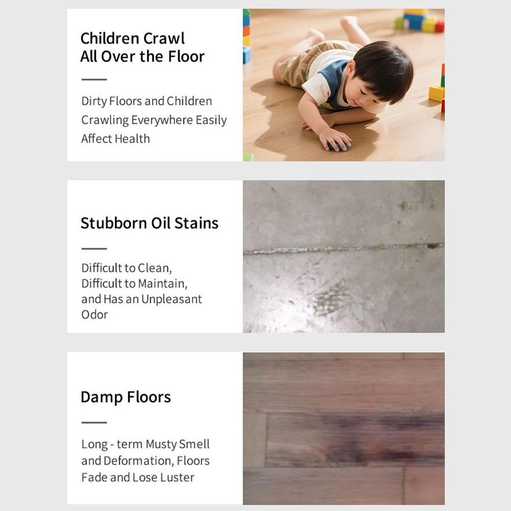Water Soluble Floor Mopping Sheets for Hardwood Tile Laminate Marble Floors