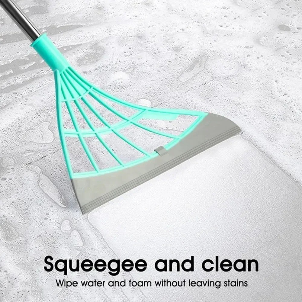 Silicone Floor Squeegee Broom Magic Wiper Bathroom Glass Window Cleaner Mop