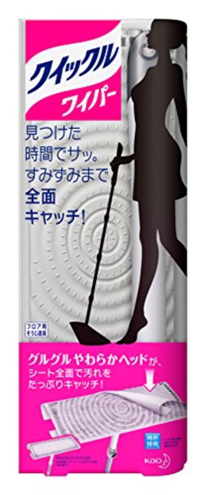 Kao Quickle Wiper 1 Mop 2 Fit & Catch Sheets Set F/S w/Tracking# Japan New