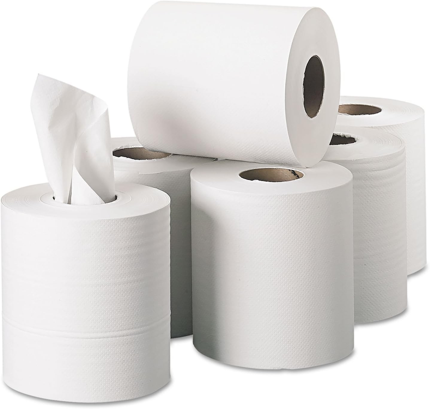 44000 2-Ply Center-Pull Perforated Wipers, 8 1/4 x 12, 520/Roll, 6 Rolls/Carton