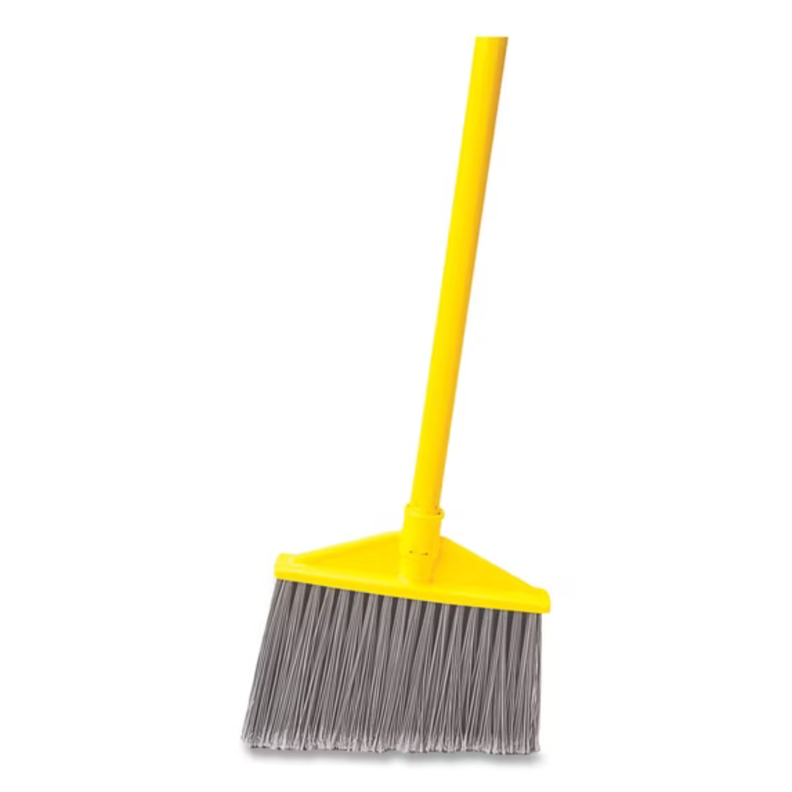 Rubbermaid Commercial Large Angled Push Broom with Metal Handle Indoor/Outdoor