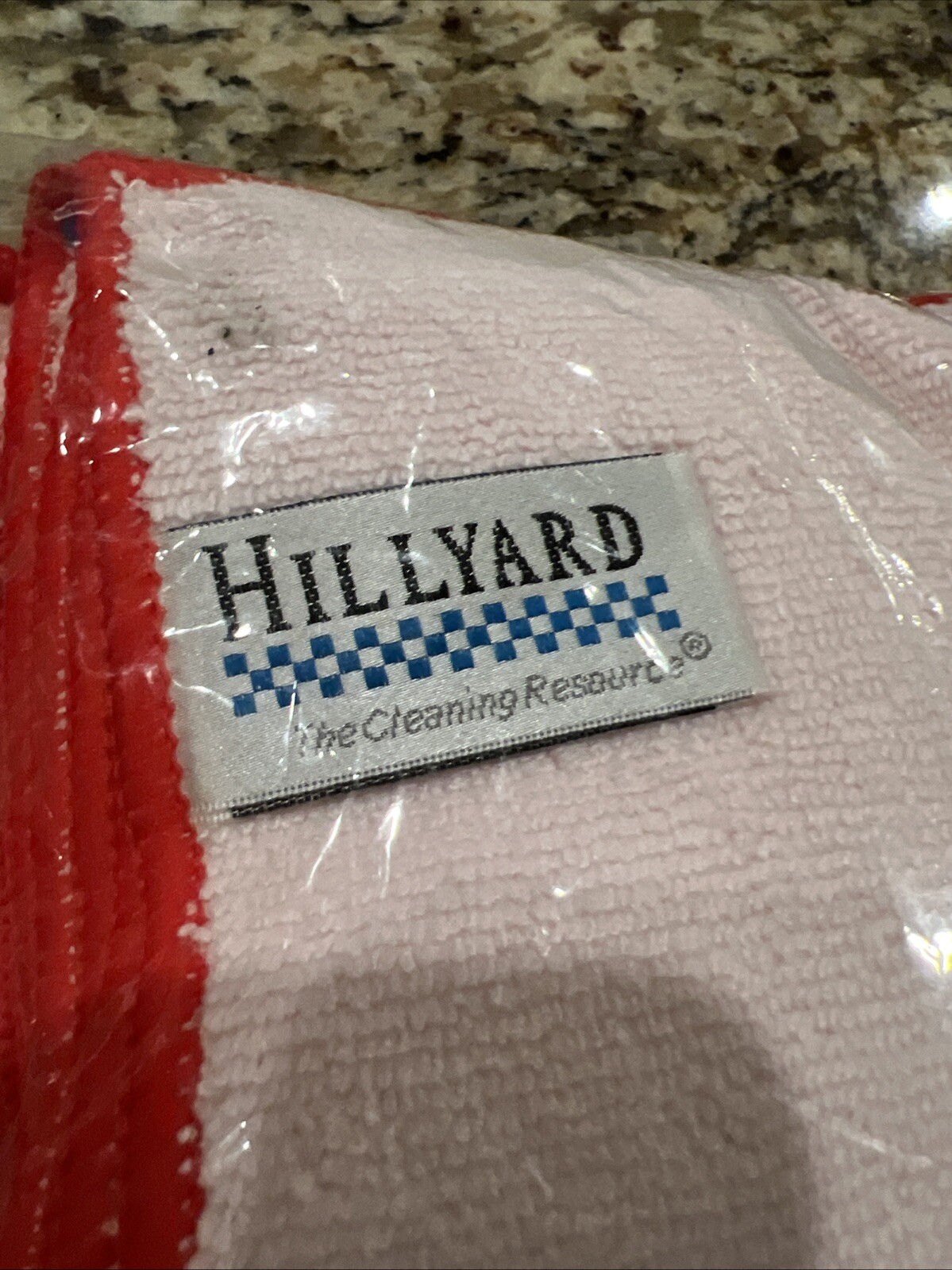 Hilliard Trident Cleaning Cloth Pack of 12, Microfiber 16×16, 300 GSM, Red