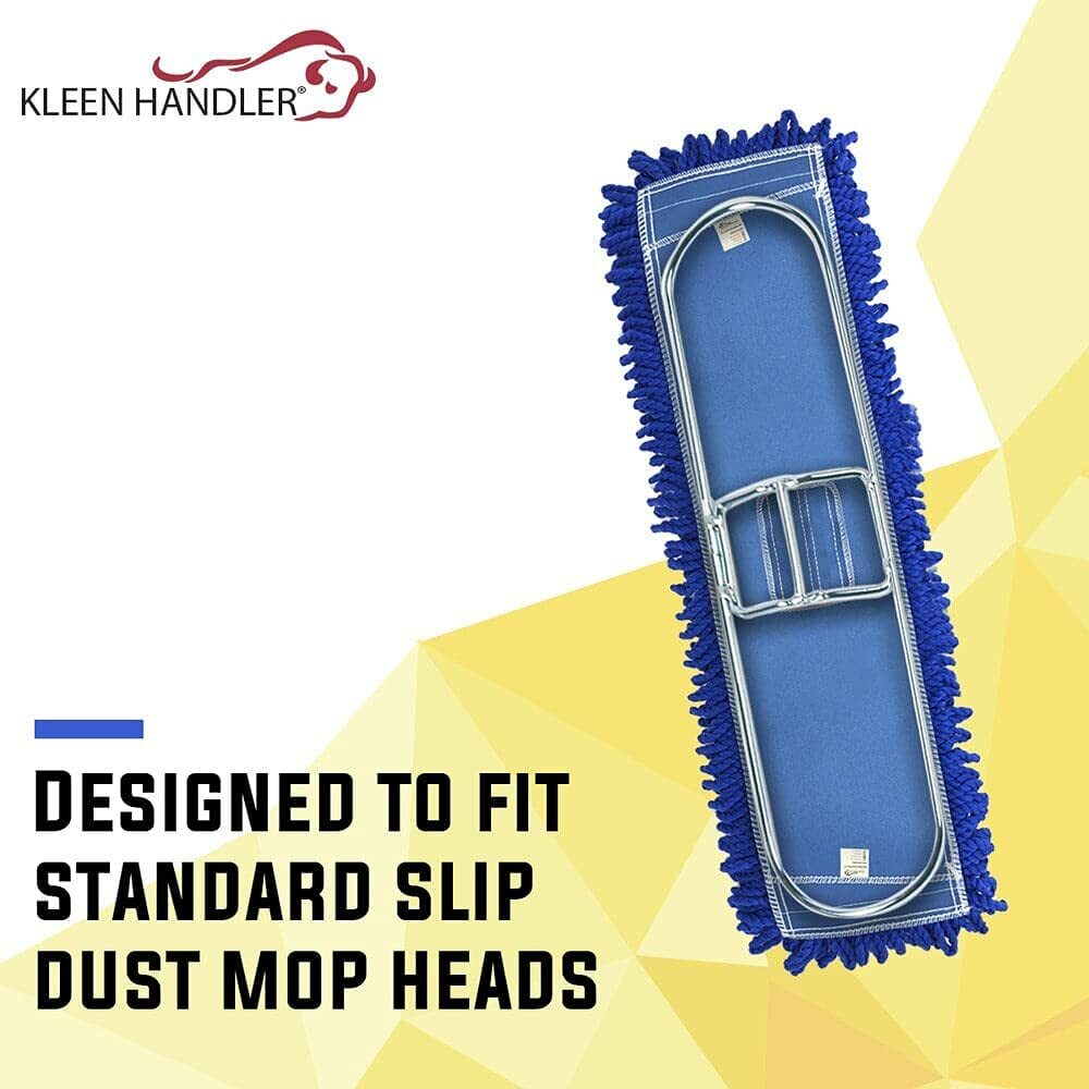 Commercial Dust Mop Frame, Rust-resistant, Silver, Pack of 12