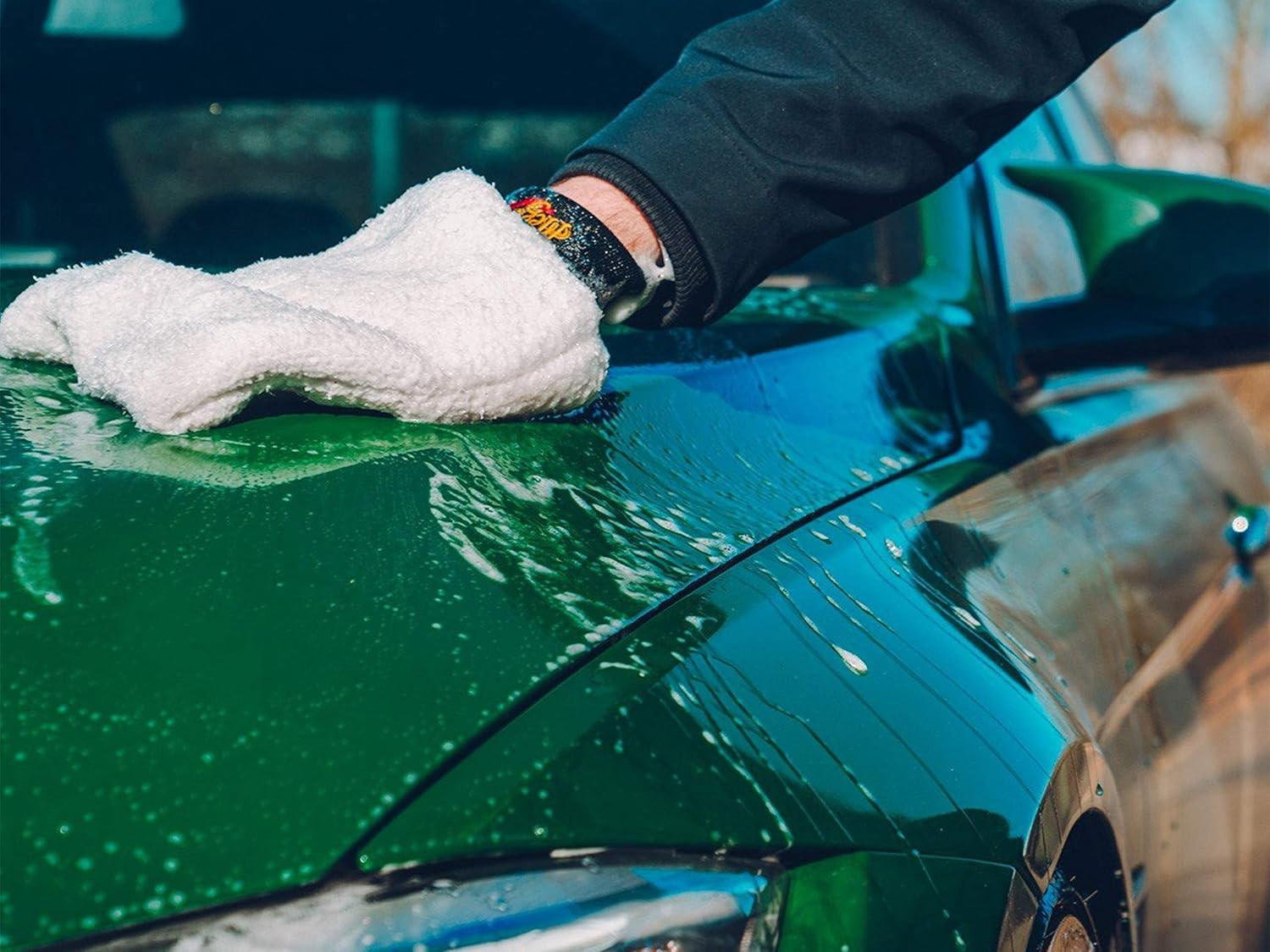 Meguiar’S X3002 Microfiber Wash Mitt, Super-Thick, Reusable Wash Mitt for Ultima