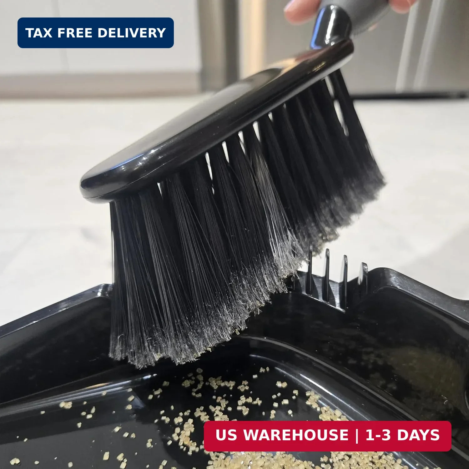 O-Cedar Strong Sweep Broom and Dustpan Set with Detail Brush | Indoor Outdoor He