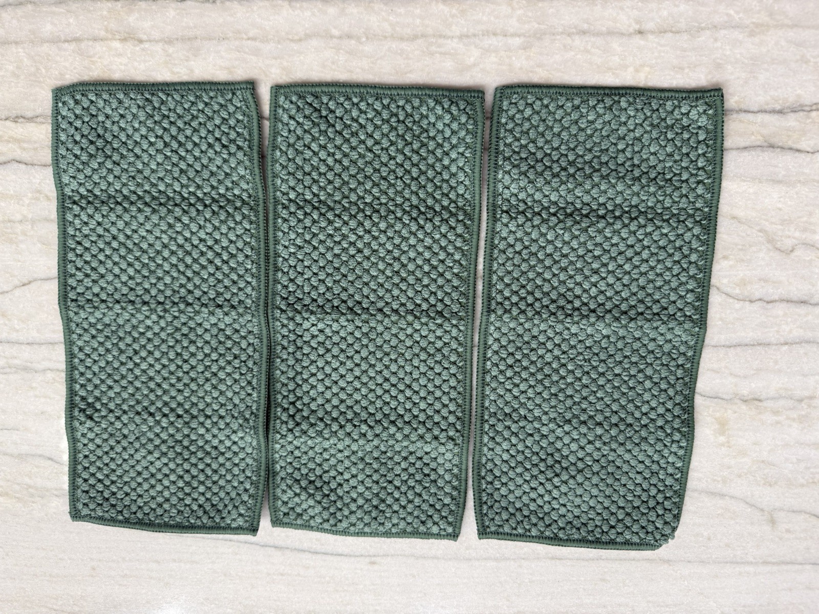 New Norwex Forest Green Counter Cloths Set