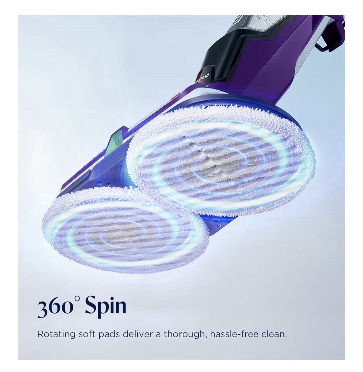 Bissell SpinWave Pet Hard Floor Spin Mop Model 20399 New Open Box With Cleaner