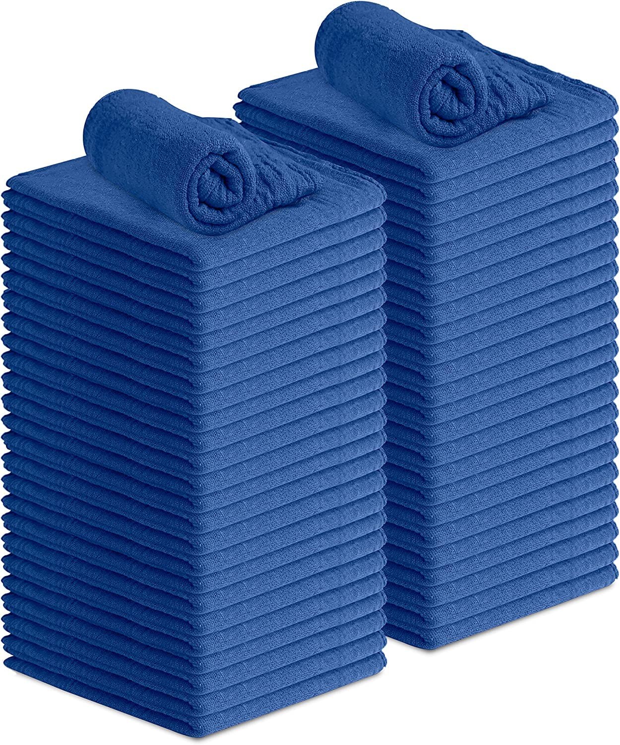 Cotton Rags – (Pack of 50) Size 12×14 Inches Cleaning Rags – Absorbent Towels…