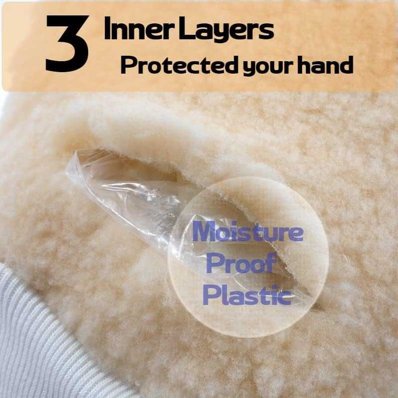 Paint Mitt,Painter’S Mitt with Thumb,Deck Stain Applicator for Painting Cleaning