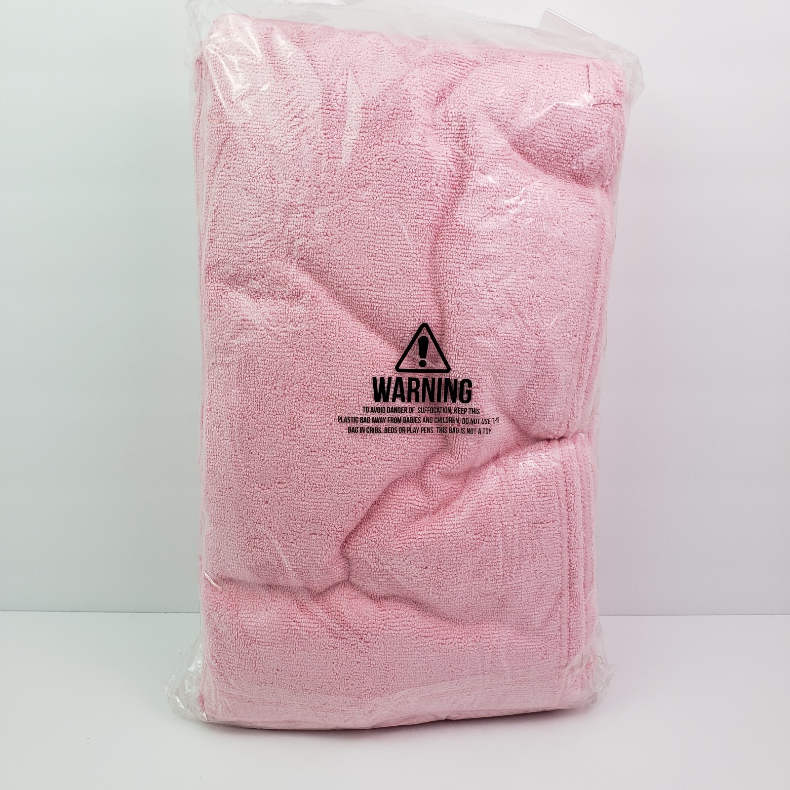 Smart Choice Pink 16×27 Inch All Purpose Microfiber Cloths Hand Towels 12 Pack