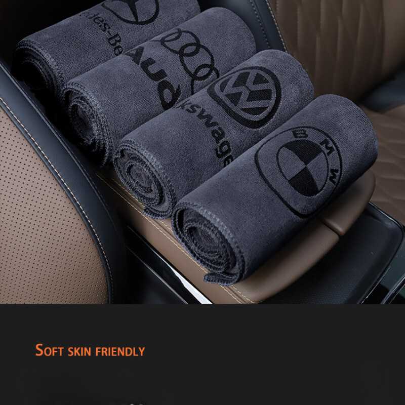 1Pcs Car Cleaning Towel – Thick Absorbent for Interior Glass Wholesale Option