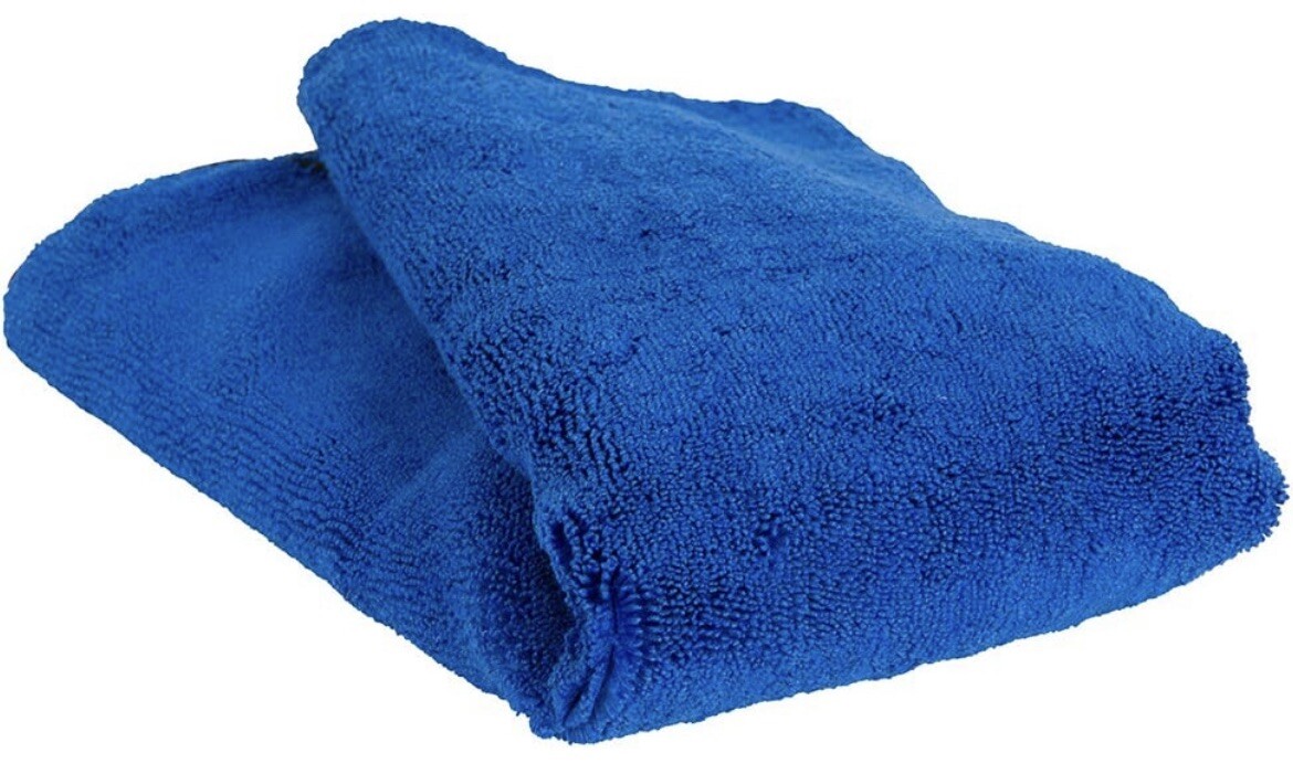 Pack Of 6 Professional Grade Premium Microfiber Towel, Blue 16”x16” Car Detail
