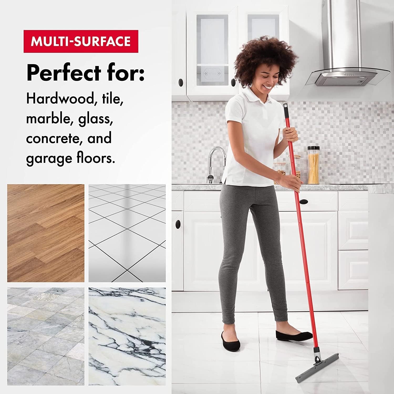 Heavy Duty Floor Squeegee for Concrete and Tile Floor – Silicone Squeegee Bro…
