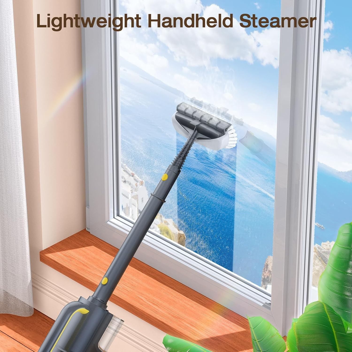 Effortless 10-in-1 Steam Cleaner – 350ml Tank, 248°F for All Surface Cleaning