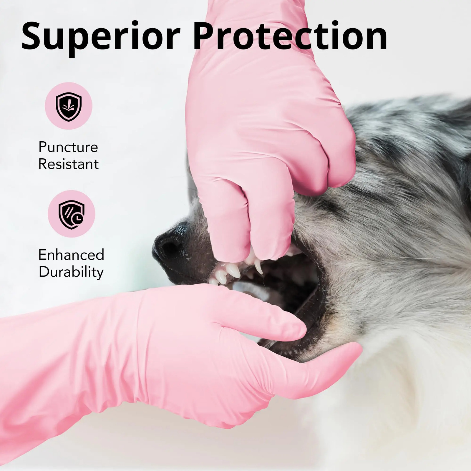 Disposable Nitrile Cleaning Gloves Latex-Free Thicken Extended Cuff Food Glove C