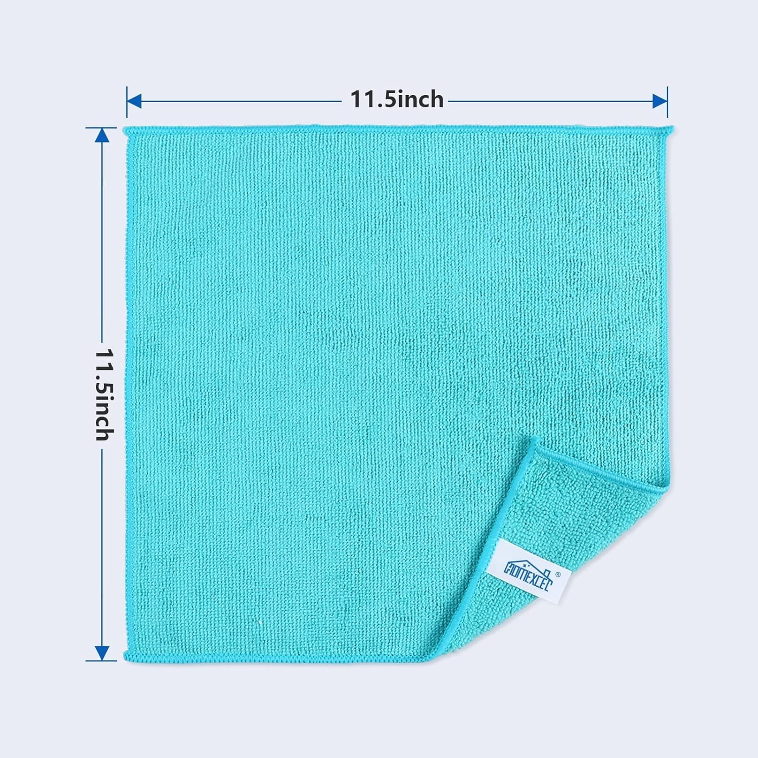 Eco-Friendly 12 Pack Microfiber Cleaning Cloths, 11.5″ x 11.5″ – Soft & Reusable
