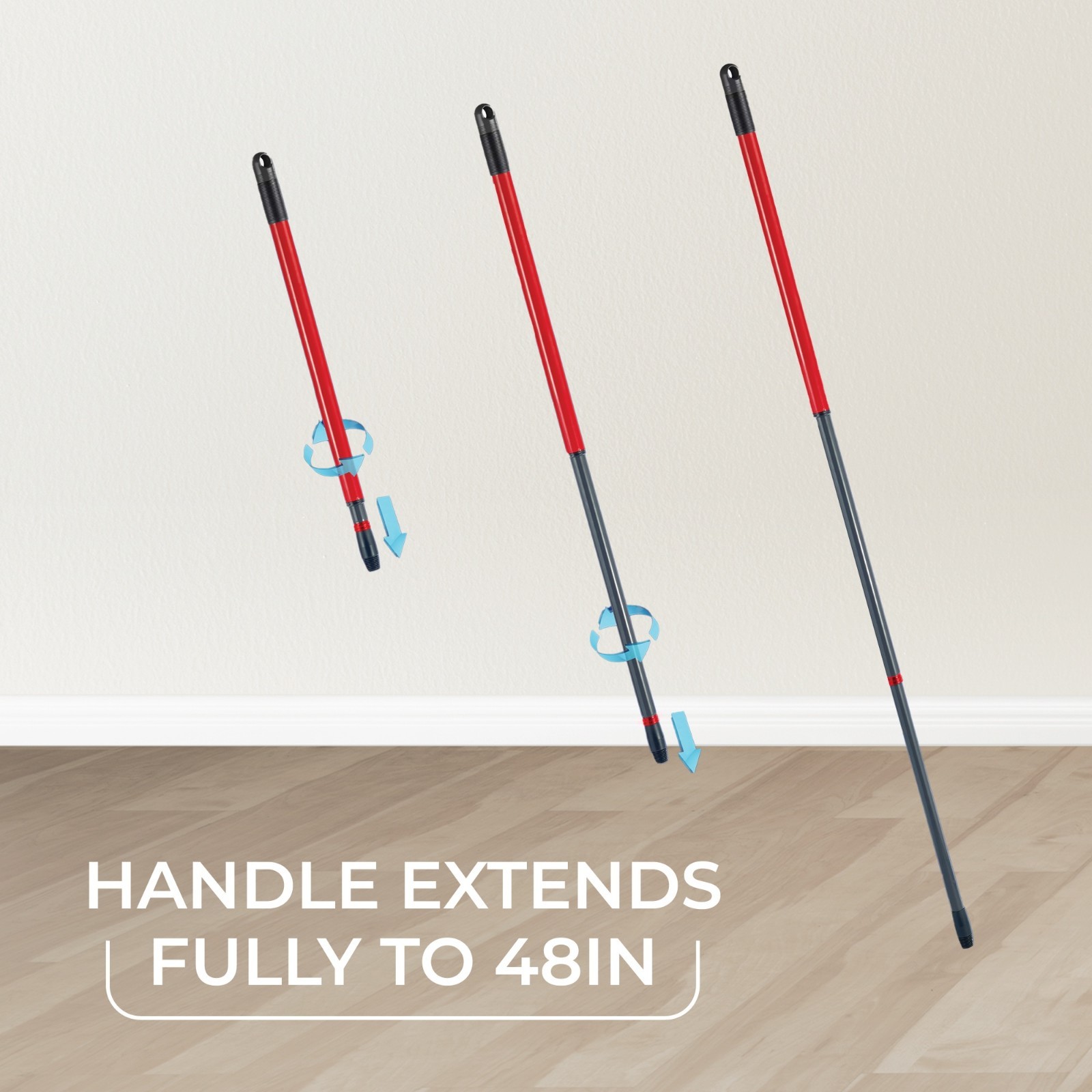 O-Cedar RinseClean Spin Mop With 2-Tank System and Microfiber Mop Head