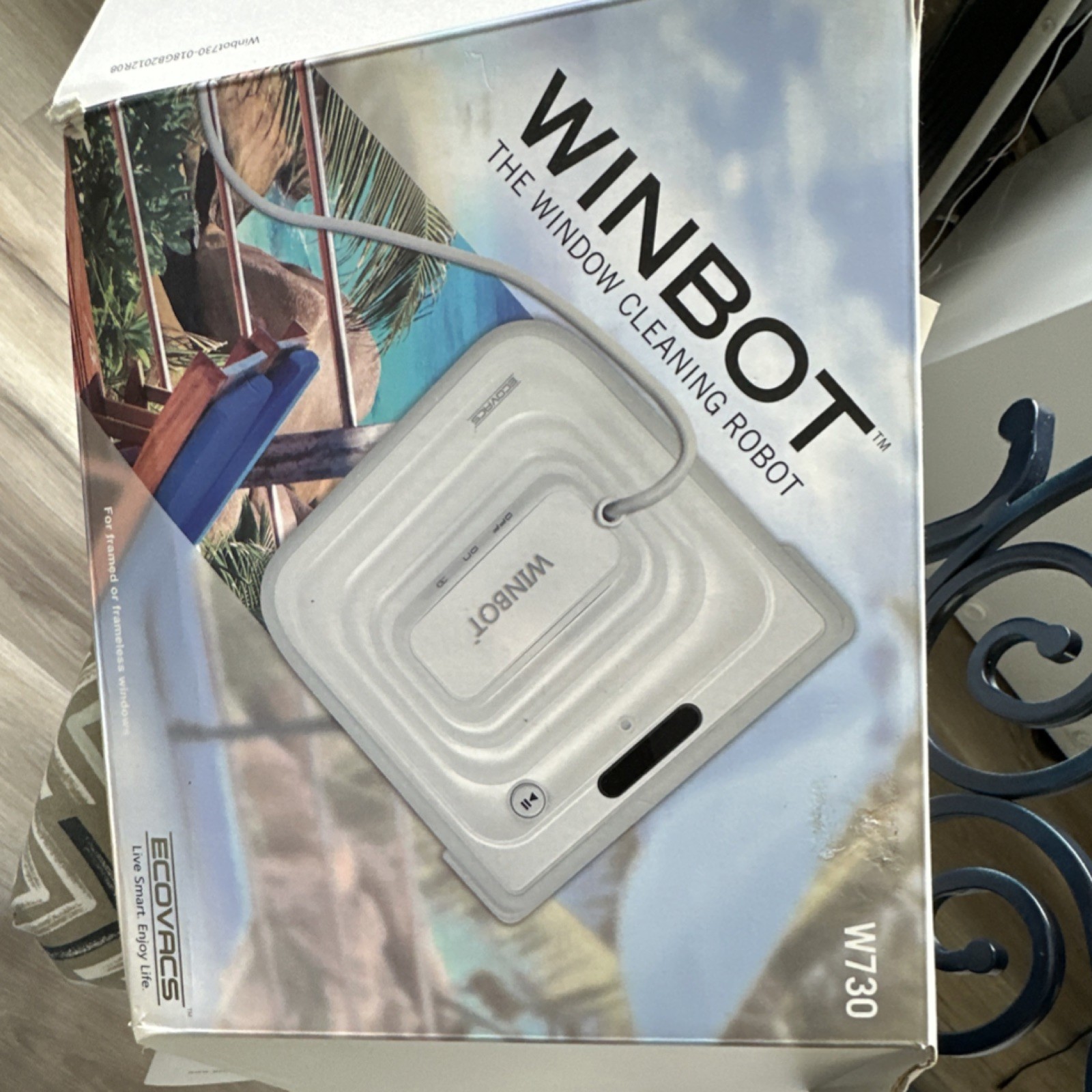 ECOVACS Winbot W730 Window Cleaning Robot White Corded Electric