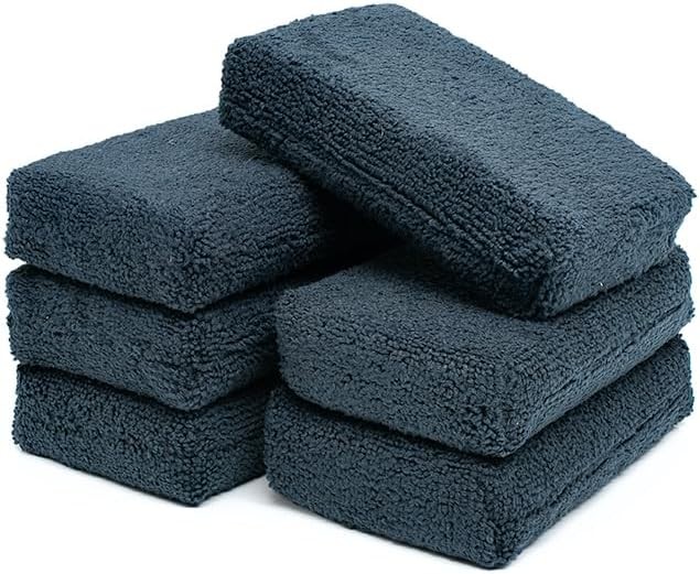 The Rag Company – Premium Grade Terry Microfiber Detailing Applicator Sponges –
