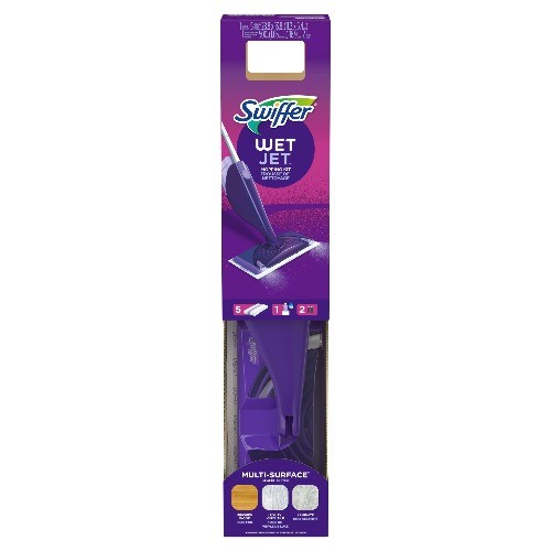 Swiffer Wet Jet with Refill, Unscented, 1 Handle + 1 Solution