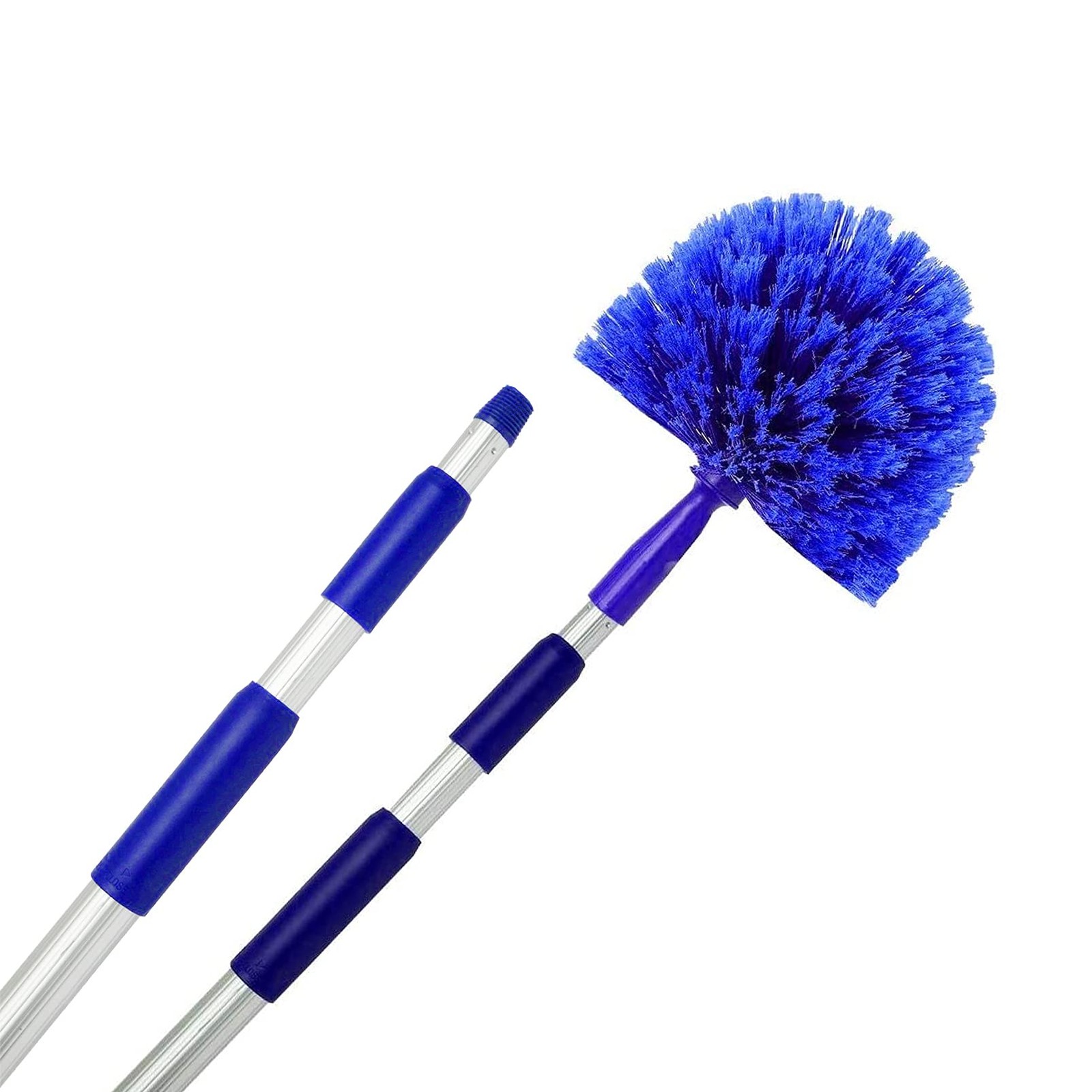 Cobweb Duster, Extendable Reach 20 feet, Ceiling 1 Count (Pack of 1), Blue