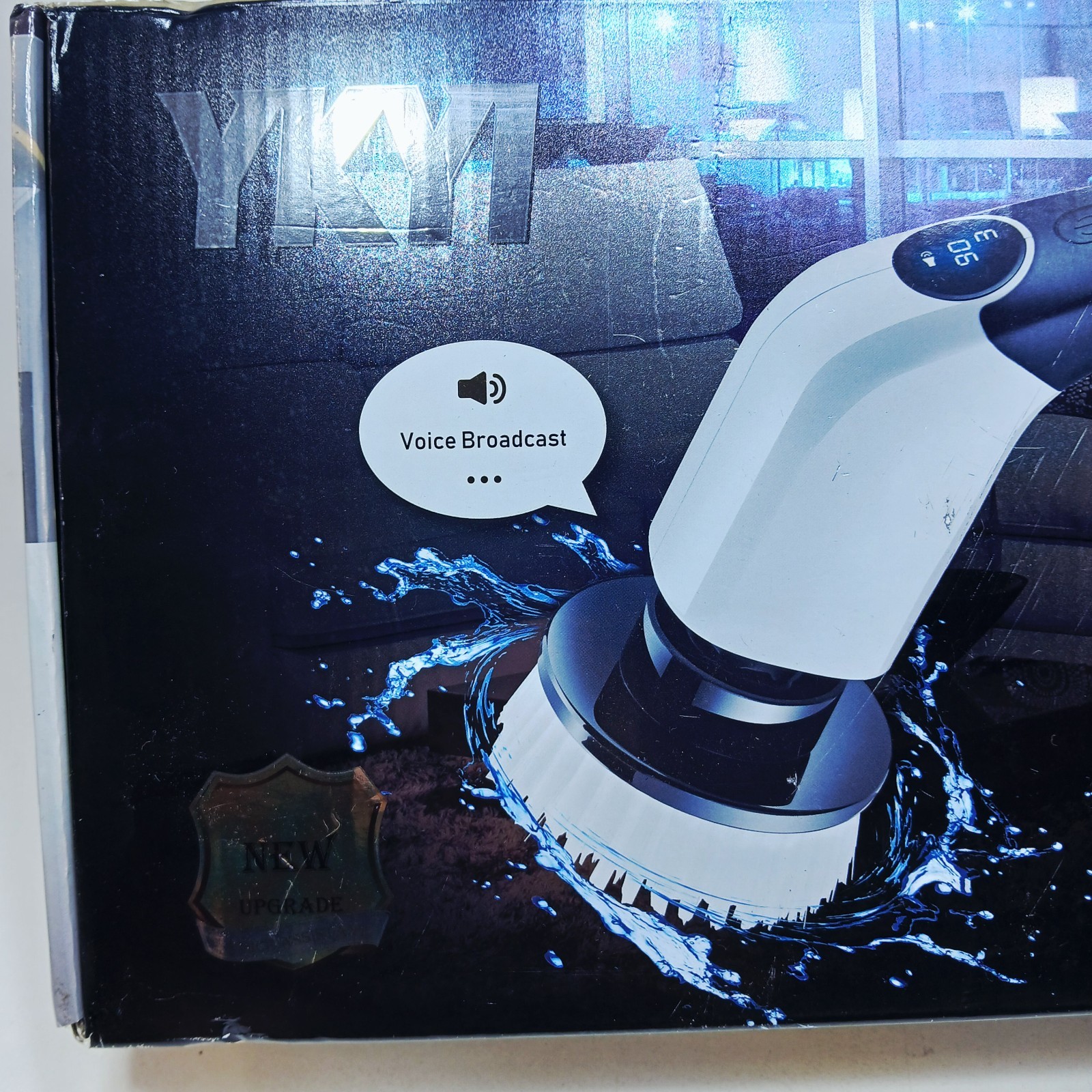 NEW YKYI Electric 8 in 1 Cleaning Brush With Voice Assistant – ANS-8051A 3speed