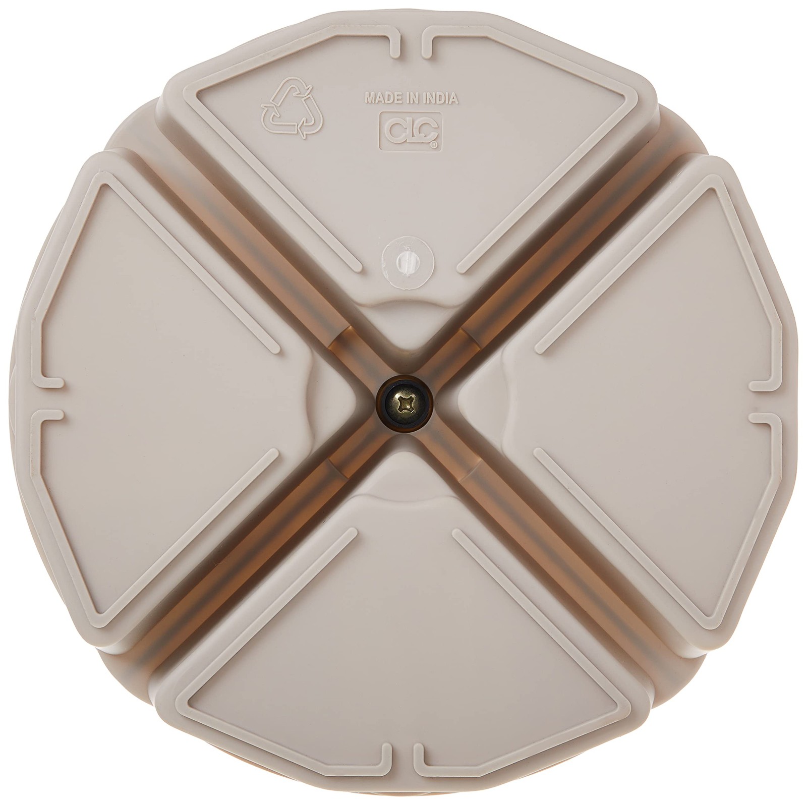 Custom Leathercraft1154 4-Inch High, Full-Round Bucket No Size, Cream White