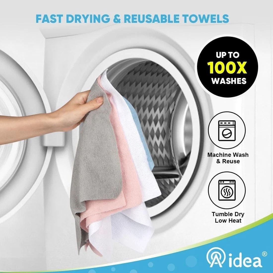 Soft Lint-Free Microfiber Towels (330 Sheets) for Cars & Household Cleaning