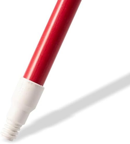 4022705 Fiberglass Broom Handle, Mop Handle, Replacement 1 Red/Black/White