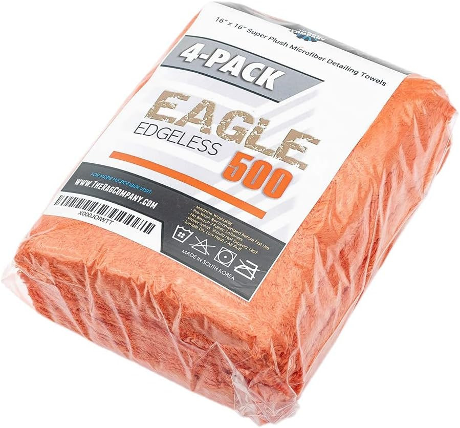 – Eagle Edgeless 500 (4-Pack) Professional Korean 70/30 Blend Super Plush Microf