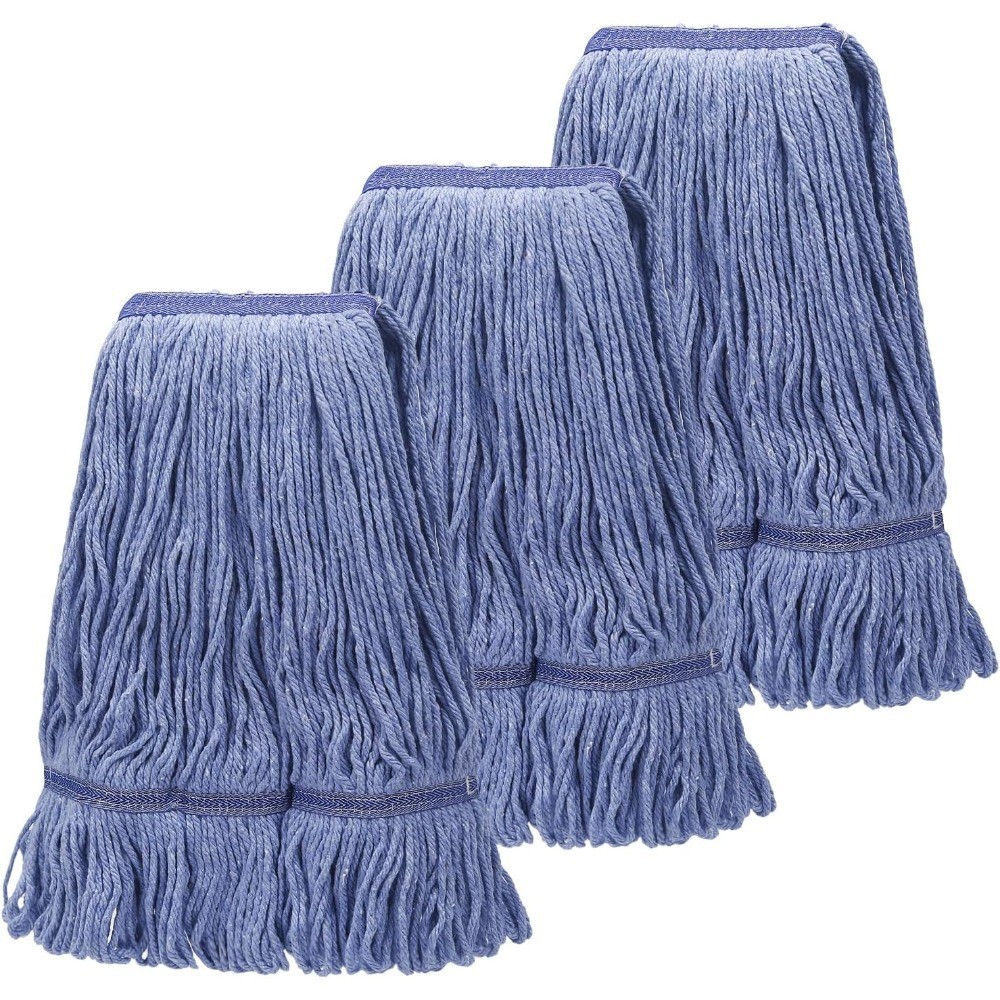 Heavy Duty Commercial Replacement Mop Head Wet Industrial Looped End String