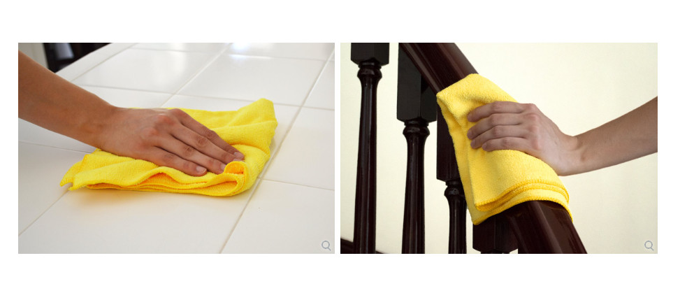 Kirkland Signature 36-Count Yellow Microfiber Towels 16×16 – Lint-Free Cleaning