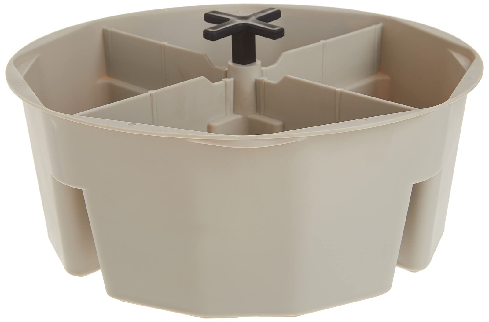 Custom Leathercraft1154 4-Inch High, Full-Round Bucket No Size, Cream White