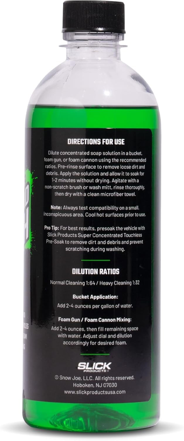 Slick Products Total Off-Road Wash Super Concentrate – 16 Fl Oz (Pack of 1)