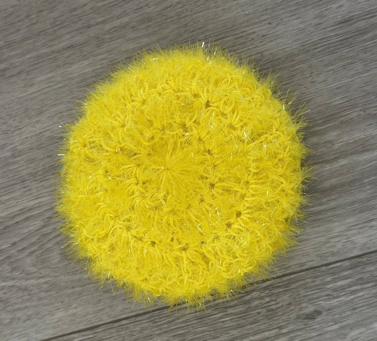 Double Sided Dish Scrubby Pot Scrubby Sparkle Dishcloth 3.75” Diameter Reusable