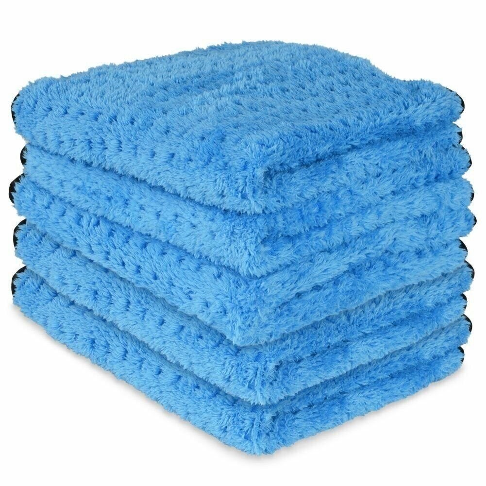 Liquid X Premium Car Care Blue Xtreme Microfiber Detailing Towel 16in x 16in