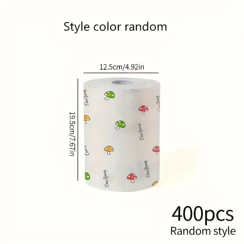 Disposable Kitchen Cleaning Cloth Roll – Dry & Wet Dual-Use Absorbent Towels