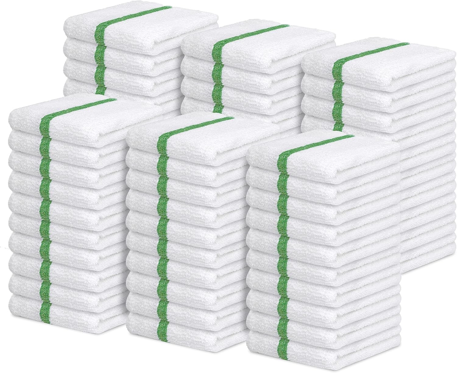 Terry Bar Mop Towels Value Pack of 60 Size 16″x19″ – Absorbent & Durable